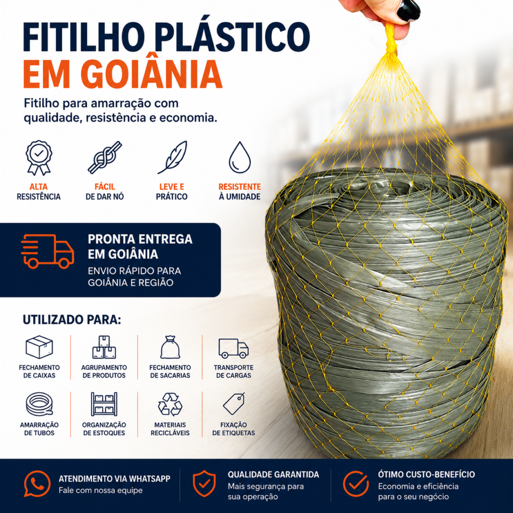 Fitilho plastico em Goiânia