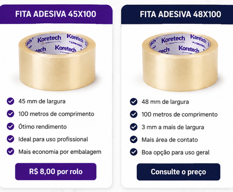 fita 45x100 e 48x100 em Goiânia